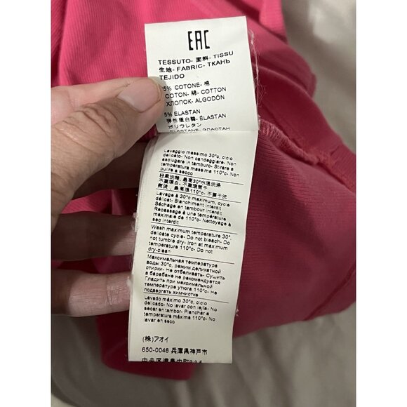 MSGM Embroidered Pink Tank Top Size XL - Picture 10 of 12